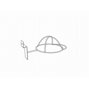 Expositor de sombreros para accesorios de pared de listones