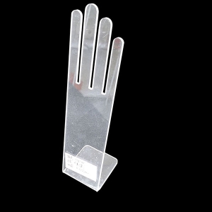 Forma de mano de acrílico