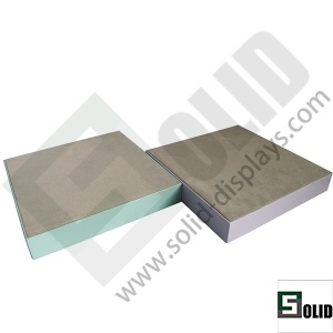 Bandejas o cajas de exhibición de metal para joyería