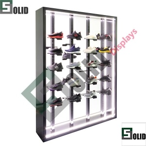 Expositor de zapatos con LED